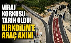Viraj korkusu tarih oldu! Kırkdilim’e araç akını