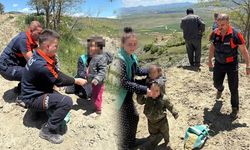 Çorum'da kayıp iki çocuk çamur içinde sağ bulundu