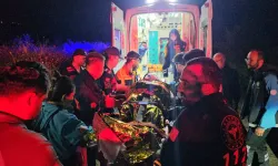 Paraşütü dolandı, dere yatağına düştü