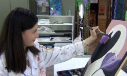 Engelleri resimle aştı! Hiranur’un hayata tutunma hikâyesi...