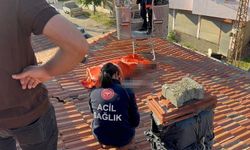 Çorum'da üzücü olay; Çatıda can verdi