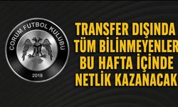 Transfer dışında tüm bilinmeyenler bu hafta içinde netlik kazanacak