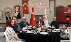 Şehit aileleri ve gaziler akşam yemeğinde bir araya geldi