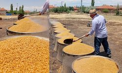 İkizli köyünde bulgur kaynatma mesaisi başladı