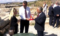 Bulgaristan büyükelçisi Hattuşa'yı gezdi