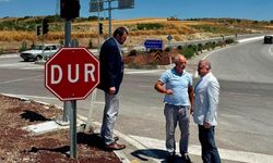 Osmancık Kavşağı'nda incelemelerde bulundu