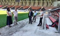 Çimler serildi, eksiklikler gideriliyor