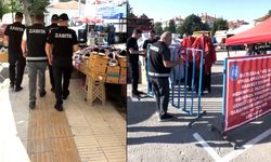 Seçtirmeyen esnafın tezgahı kapatıldı