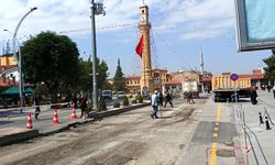 Gazi Caddesi'nde çalışmalar başladı
