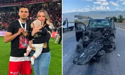 Çorum FK'lı futbolcu ailesiyle birlikte kaza yaptı