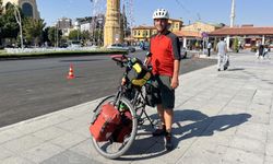 Çorumlu bisikletçi dünya turuna çıkıyor