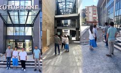 Yeni kütüphane inşaatı hızla yükseliyor
