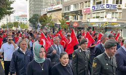 Gaziler Günü'nde yürüyüş düzenlendi