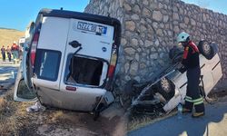 Kontrolden çıkan araç takla attı! 4'ü çocuk 6 kişi yaralandı