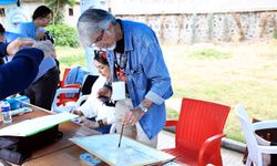 Türkiye ve 3 ülkeden 17 ressam Osmancık'ı resmetti