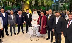 Tahsin Şahin oğlunu evlendirdi