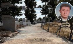 Şehidin kabrine giden yol yenilendi