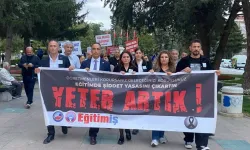 Eğitim İş okul saldırılarını protesto etti