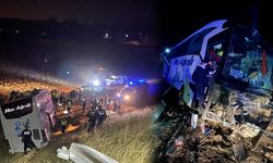 Çorum-Merzifon yolunda otobüs kontrolden çıktı
