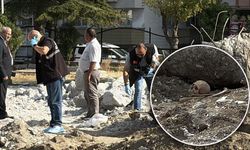 Çorum'da okul yıkımında insan kafatası bulundu