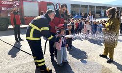 Öğrenciler itfaiyecilik mesleğini deneyimledi