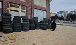 Çorum'da oto lastik tamirhanesine silahlı saldırı