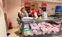Kasaplardan et numuneleri alındı