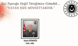 Ankara'da askeri araç kazasında Albay Sayit Gökgöz şehit oldu