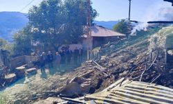 Kaymakam yangın çıkan köyde incelemelerde bulundu