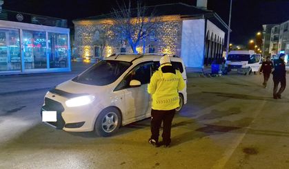 Dodurga polisinden  alkol kontrolü