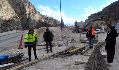 Kaymakam Şimşek, Kırkdilim'de son çalışmaları inceledi