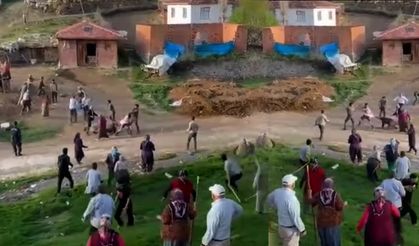 Çorum'da bu köyde ortalık karıştı! Çok sayıda Jandarma köye sevk edildi