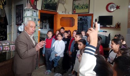 Öğrenciler müze evi ziyaret etti