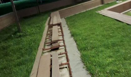 Millet Bahçesi'nde oturma bankları bu halde!