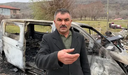 Muhtarın 4 aracını ateşe verdiler