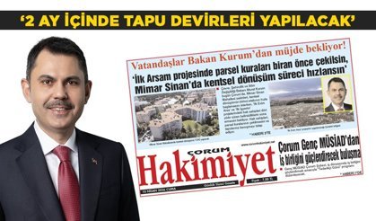 Hakimiyet gündeme getirmişti, Kurum’dan beklenen açıklama geldi