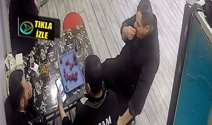 Panik dolu anlar: Döner ustasını kurye kurtardı