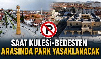 Saat Kulesi-Bedesten arasında park yasaklanacak