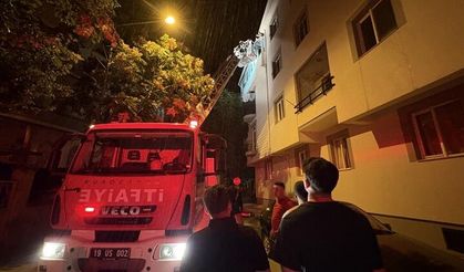Çorum'da yangın: 7 kişi hastanelik oldu