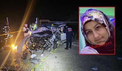 Çorum’daki kazadan bir acı haber daha