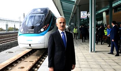 Milli hızlı tren Kırıkkale'de denendi, darısı Çorum'a