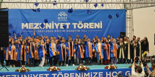 Hitit Üniversitesi’nde bu yıl 3570 öğrenci mezun oldu