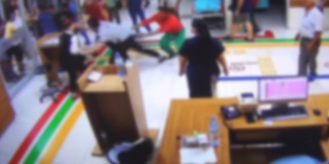 Çorum'da güvenlik görevlisi darp edildi