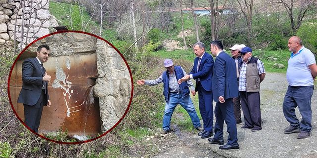 Çorum'da 12 yıl önce kesilen su yeniden akmaya başladı