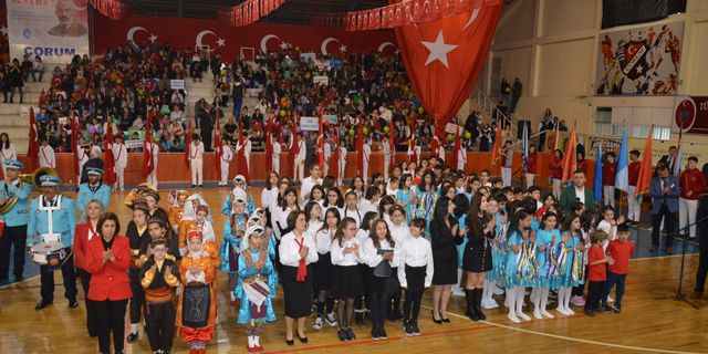 Çorum'da 23 Nisan coşkusu