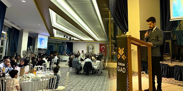 Çorum GİAD iftarda buluştu