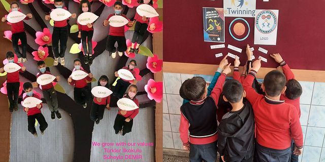 Türkler İlkokulu ve Ortaokulu e-Twinning projelerini tamamladı