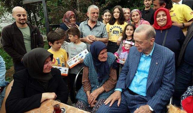 Cumhurbaşkanı Erdoğan’ın  sürpriz ziyaretinde Çorum detayı