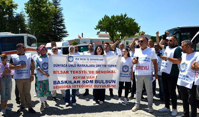 Çorum'da bir tekstil fabrikasında 28 kişi işten çıkarıldı