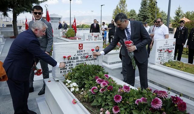 Çorum'da şehitler unutulmadı